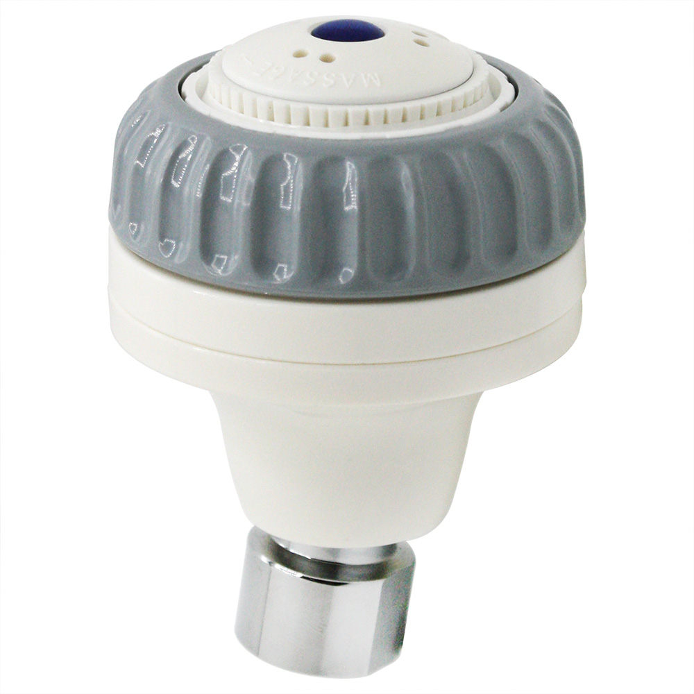 134-T Adjustable Massage Shower Spray Head - White - W02