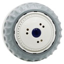 134-T Adjustable Massage Shower Spray Head - White - W04