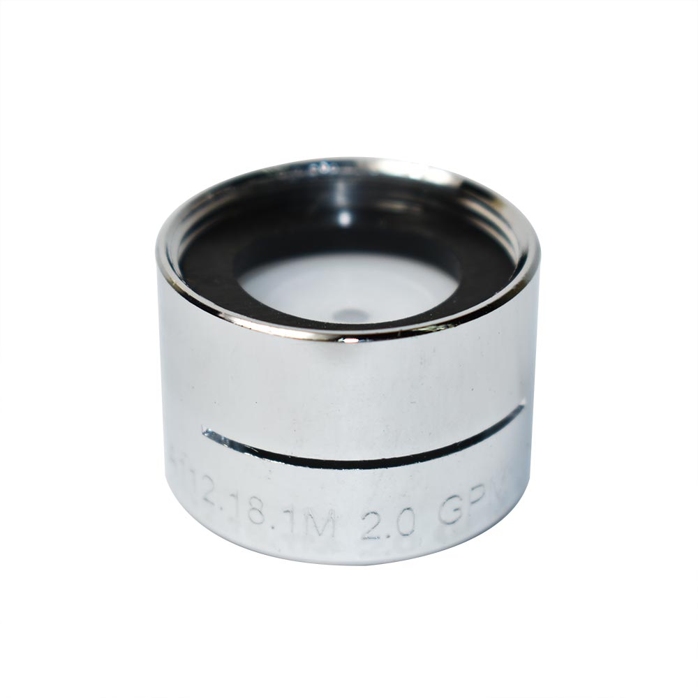 170-T Female Aerator, Spring Flow Size: 55/64 Inch - 27T Lead Free Brass - W02