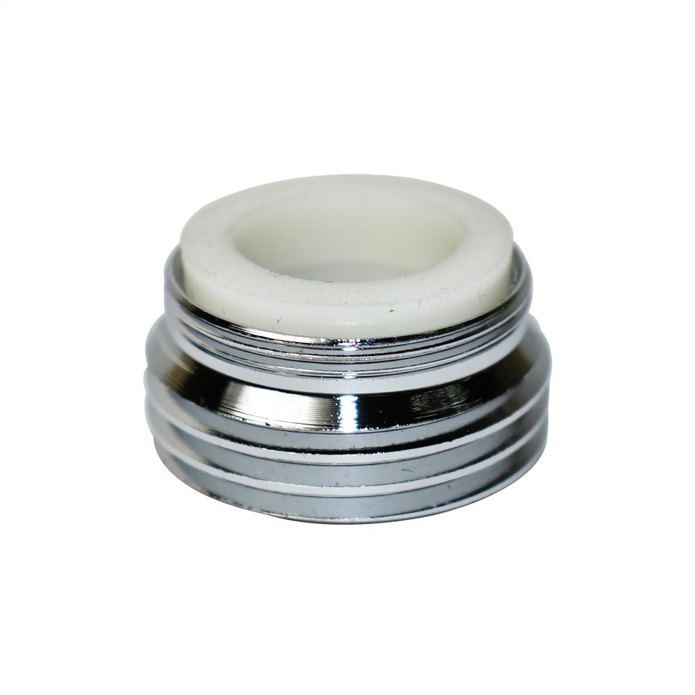172-T Faucet to Hose Adapter Lead Free Brass 55/64 Inch-27T x 3/4 Inch-11.5T - W02