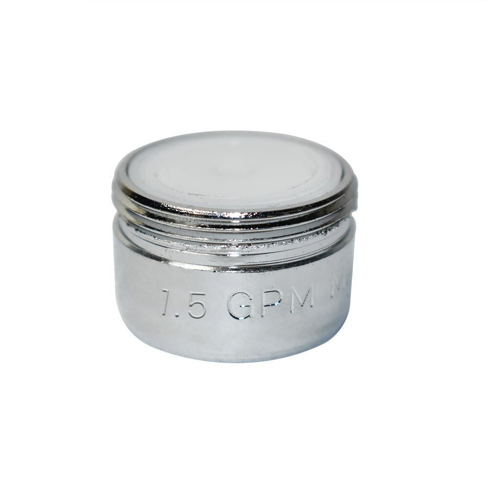 179-T Small Male Aerator Size: 13/16 Inch - 27T, 2.2 GPM Lead Free Brass - W02