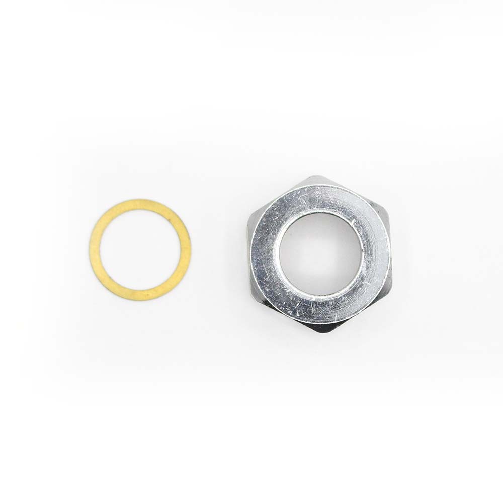 214-T 1/2" Slip Joint Nut with Washer - W02