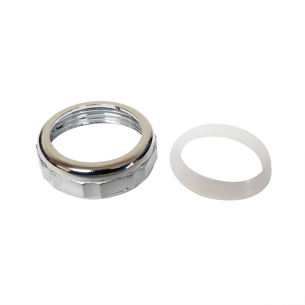 215-T 1-1/4" Slip Joint Nut  with Washer (Die-Cast) (7643023) - W02