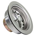 246-T 3-1/2" Kitchen Sink Strainer Assembly with Brass Locknut (Deluxe) - W03