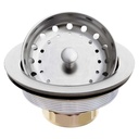 246-T 3-1/2" Kitchen Sink Strainer Assembly with Brass Locknut (Deluxe) - W04