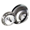 246-T 3-1/2" Kitchen Sink Strainer Assembly with Brass Locknut (Deluxe) - W05
