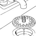 256-T Garbage Disposal Strainer Guard - W03