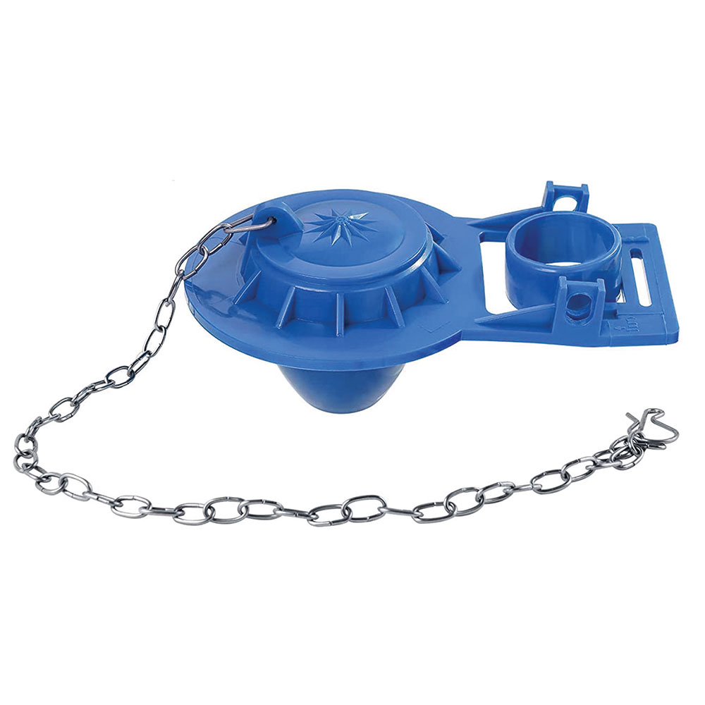 278-T Universal 3 Mounting Function Vinyl Flapper with Chain - W02