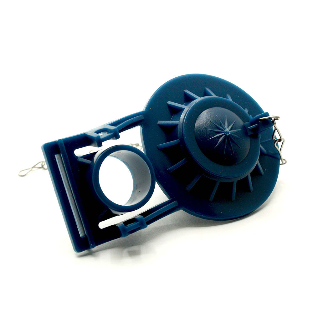 278-T Universal 3 Mounting Function Vinyl Flapper with Chain - W03