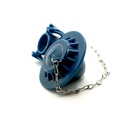 278-T Universal 3 Mounting Function Vinyl Flapper with Chain - W04