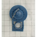 278-T Universal 3 Mounting Function Vinyl Flapper with Chain - W06