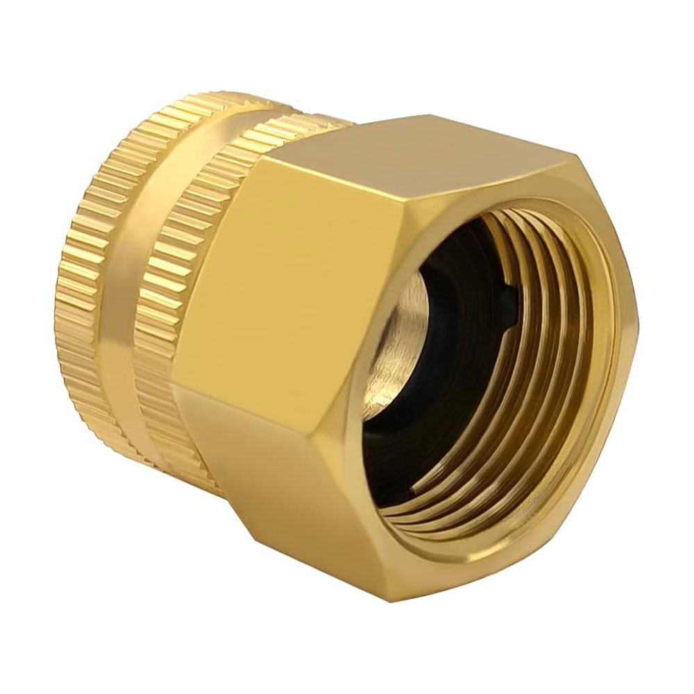 301-T 3/4" Female GHT X 1/2" FIP Swivel Fitting - W02