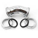 361-T 1-1/4" Slip Joint Tubular 45 Elbow - Chrome Plated Brass - W03