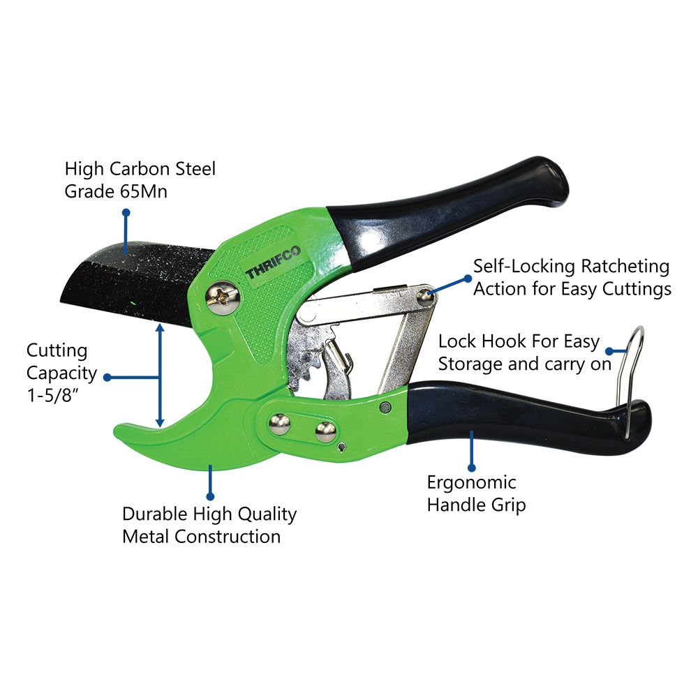 364-T 1" Heavy-Duty Ratchet PVC Tube Cutter - W03