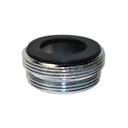 401-T Aerator Adapter Standard Lead-Free Brass 55/64 Inch-27T x 15/16 Inch-27T - W02