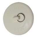 608-T 1-1/2" to 2" Rubber Sink Stopper - W02