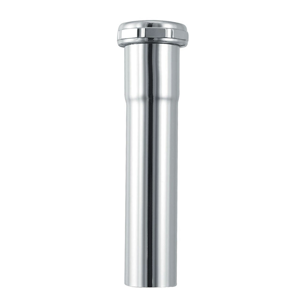 631-T 1-1/4" X 12" Chrome Plated Brass Tubular Extension Tube - 22 Gauge - W03