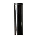 633-T 1-1/2" X 12" Chrome Plated Brass Tubular Extension Tube Threaded Both Ends - 22 Gauge - W02