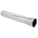 641-T 1-1/4" X 6" Chrome Plated Brass Tubular Flanged Sink Tailpiece - 22 Gauge - W02