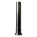 649-T 1-1/4" x 8" Chrome Plated Brass Tubular Extension Tube Slip Joint Connection - Includes Nuts and Washers - 22 Gauge (7711069) - W02
