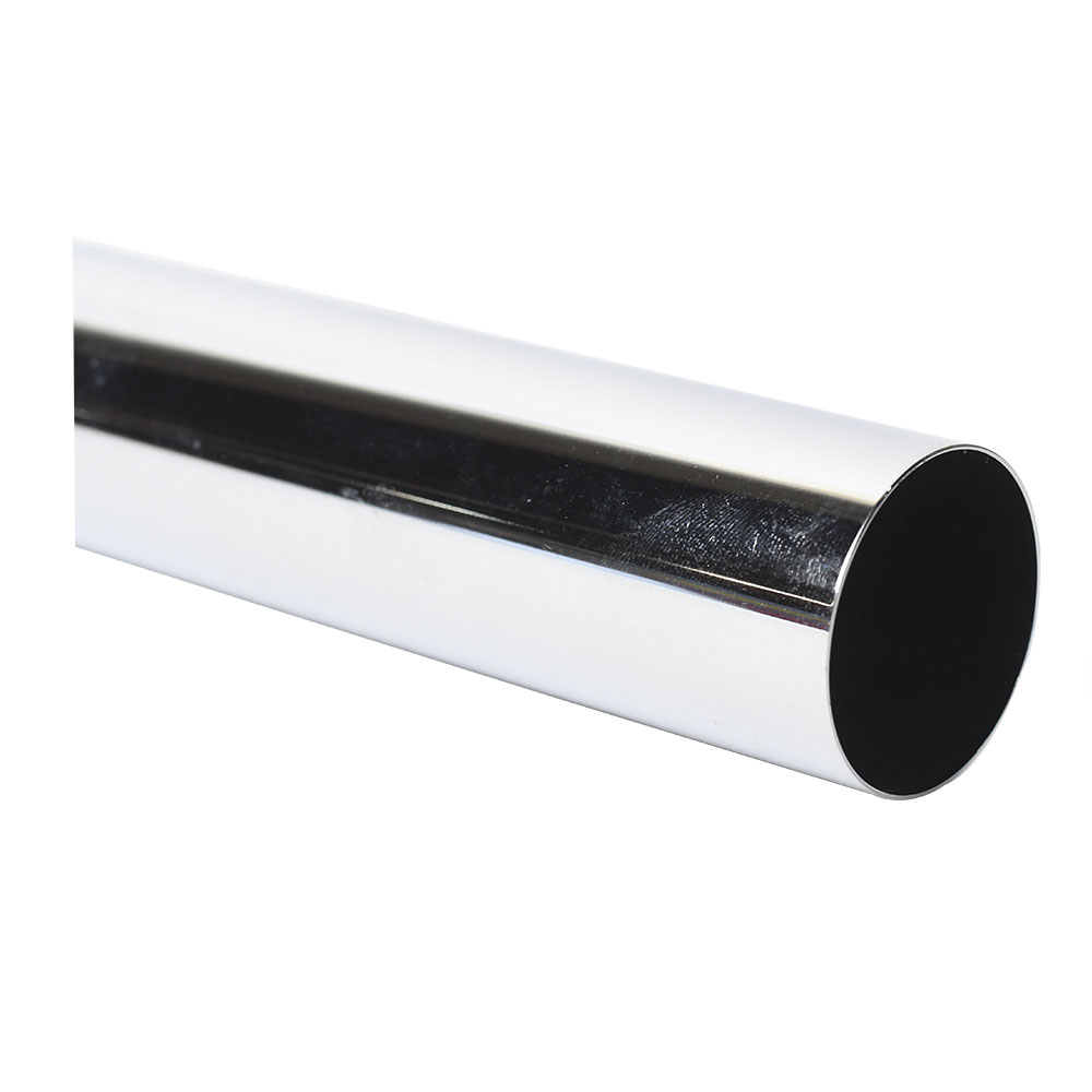 657-T 1-1/2" x 9-1/2" Chrome Plated Brass Tubular Flanged Waste Bend - 22 Gauge (7711050) - W03