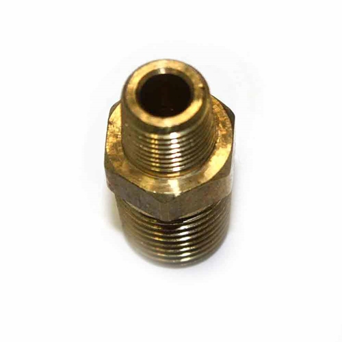1/8" x 1/4" NPT Hex Male Nipple - 25 Pack Bulk - W02