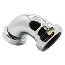 667-T 1-1/2" Chrome Plated Brass Tubular Repair Trap Elbow - W02