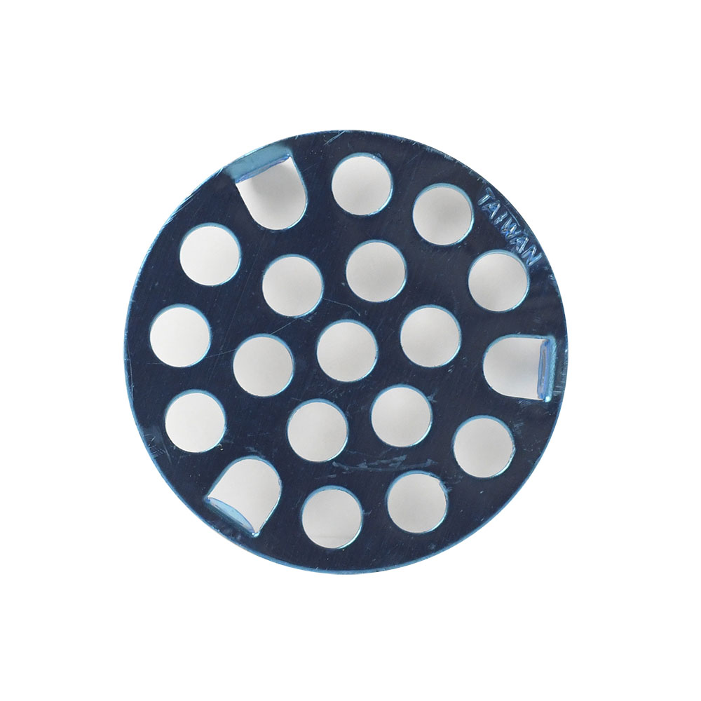 669-T 1-5/8" Metal Snap-In Sink Drain Strainer - Chrome - 80062 - W02
