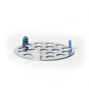 669-T 1-5/8" Metal Snap-In Sink Drain Strainer - Chrome - 80062 - W03