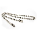 672-T 15" Beaded Chain with Coupling  - W02