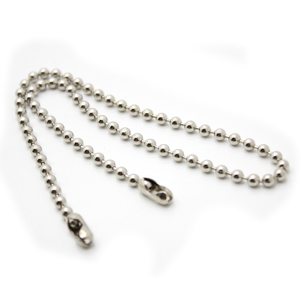 672-T 15" Beaded Chain with Coupling  - W03