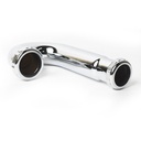 678-T 1-1/2" X 1-1/4" Chrome Plated Brass Tubular Hi-Inlet J-Bend - 22 Gauge - W02