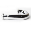 678-T 1-1/2" X 1-1/4" Chrome Plated Brass Tubular Hi-Inlet J-Bend - 22 Gauge - W03