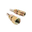 690-T,  1/2" OD  X 3/8" ID - 1/2" MIP x 1/2" FIP , 24  in Length Stainless Steel  GAS FLEX - W02