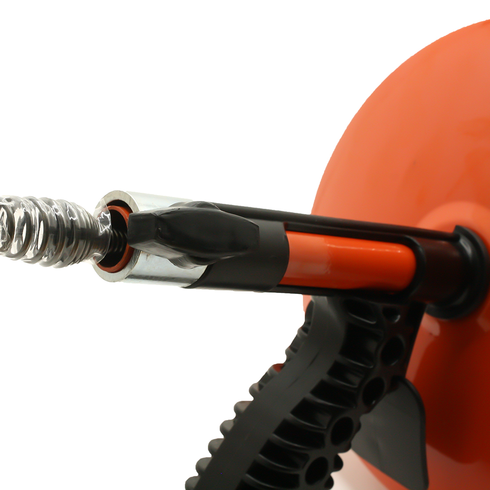 712-T 1/4" X 25ft Power Drill Canister Auger / Drain Snake (Steel Drum) - W02