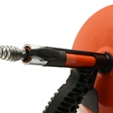 712-T 1/4" X 25ft Power Drill Canister Auger / Drain Snake (Steel Drum) - W02