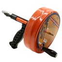 712-T 1/4" X 25ft Power Drill Canister Auger / Drain Snake (Steel Drum) - W04