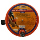 712-T 1/4" X 25ft Power Drill Canister Auger / Drain Snake (Steel Drum) - W05