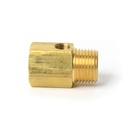 715-T 1/2" FIP x 1/2" MIP with 1/8" FIP Lead Free Brass Easy Adapter - Plastic Bag with Header Card - W02