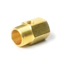 716-T 3/4" FIPx3/4" MIP with 1/8" FIP Lead Free Brass Easy Adapter - Plastic Bag with Header Card - W03