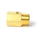 716-T 3/4" FIPx3/4" MIP with 1/8" FIP Lead Free Brass Easy Adapter - Plastic Bag with Header Card - W05