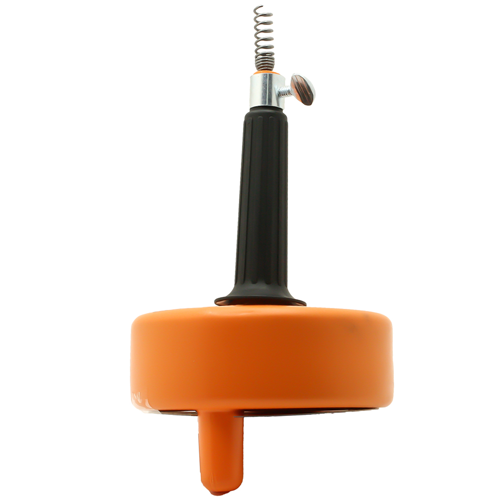 726-T 1/4" X 15ft Canister Auger / Drain Snake (Plastic Drum) - W03