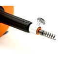 734-T 1/4" X 25ft Canister Auger / Drain Snake (Plastic Drum) - W02