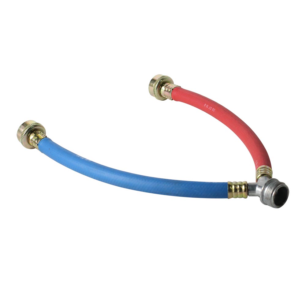 747-T 1ft Rubber Washing Machine Y Mixer Hose Connector - W02
