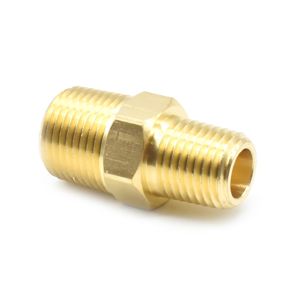1/4" x 3/8" NPT Hex Male Nipple (FA614 replacement interchange) - 50 Pack Bulk - W03