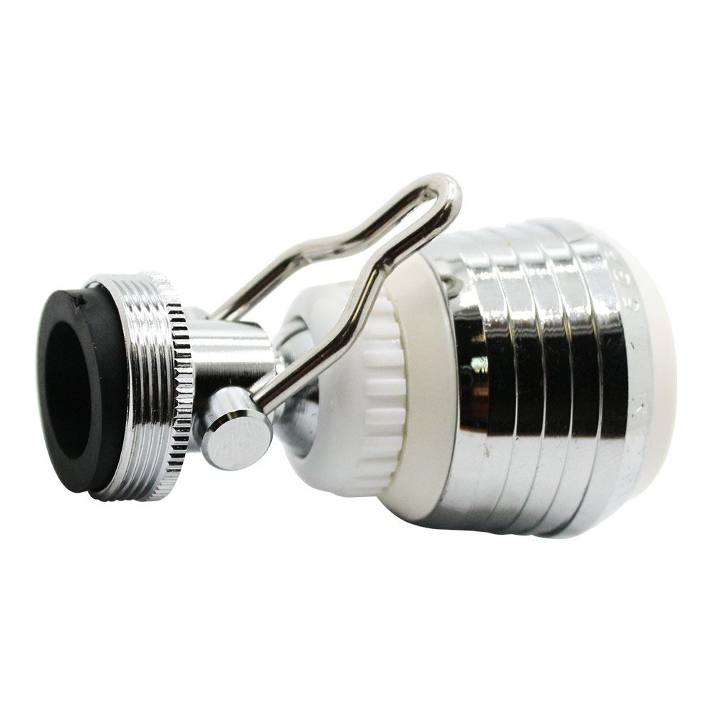 873-T Dual-Thread Double Swivel Spray Aerator with Shut Off Lever - W03