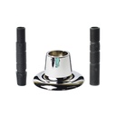 927-T Universal Adjustable Shower Flange and Nipple - Chrome - 10311 - W02