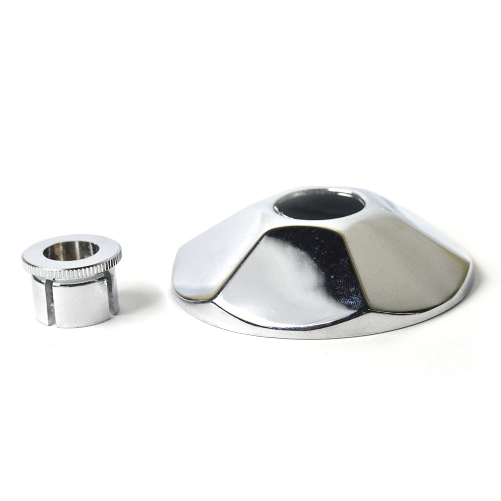 930-T 3/4" Shallow Lincoln Flange Includes Split Escutheon Nut - W03