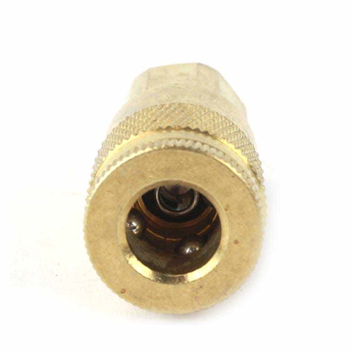 1/4" x 1/4" FPT Auto Brass Coupler - Six Display Pack - W05