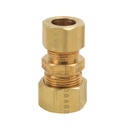 1066-T 62R 5/8"Comp x 1/2" Comp Lead-Free Brass Reducer Coupling - W02